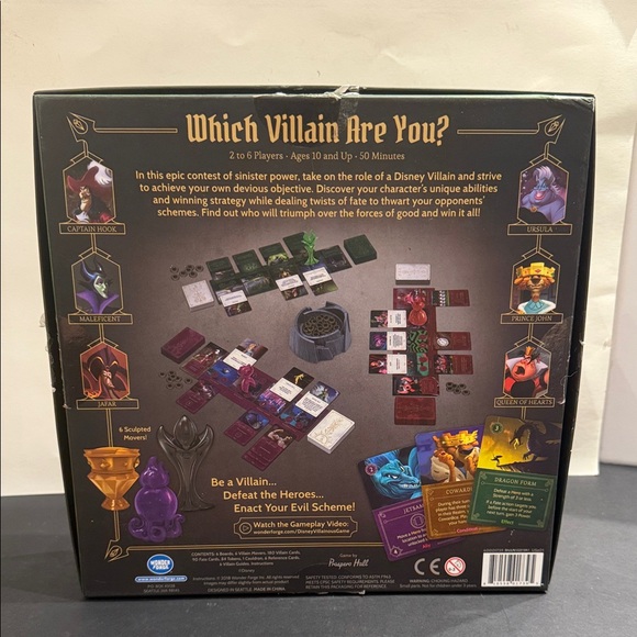 Disney's Villainous Board Game 100% Complete - Picture 2 of 9